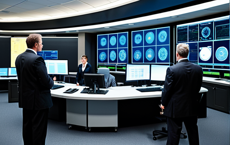 위기 대응 훈련 프로그램에서의 실시간 피드백 - Crisis Simulation Training**

"A diverse team of professionals participating in a realistic crisis s...